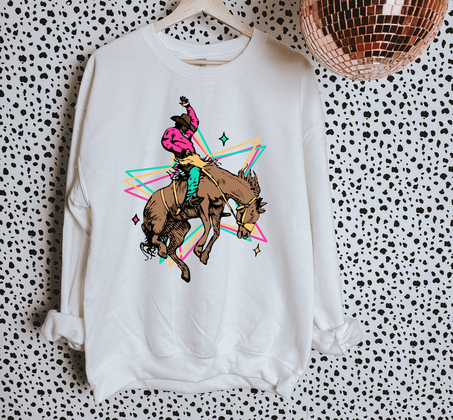 Retro Cowboy Crewneck