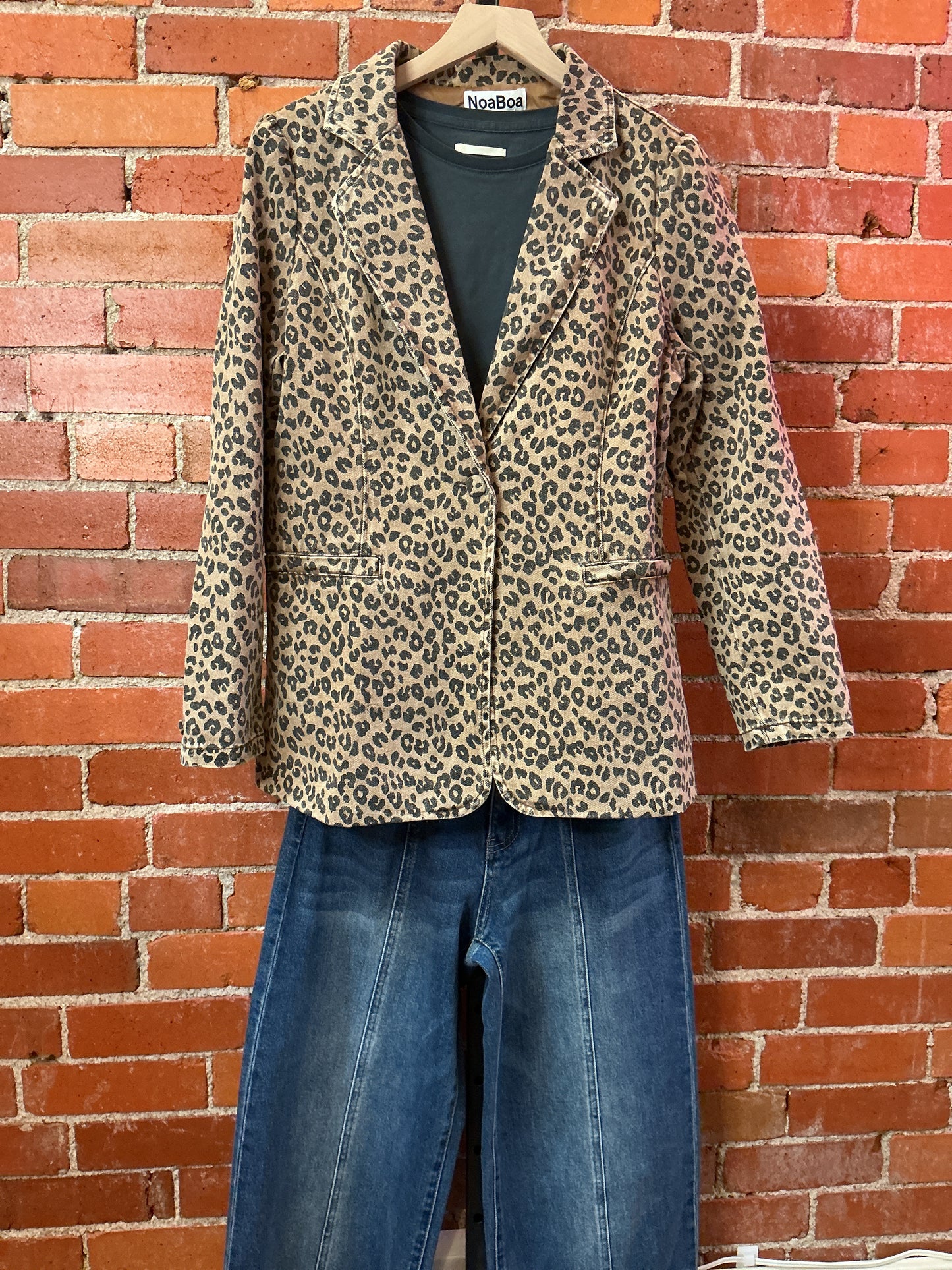 Leopard Blazer