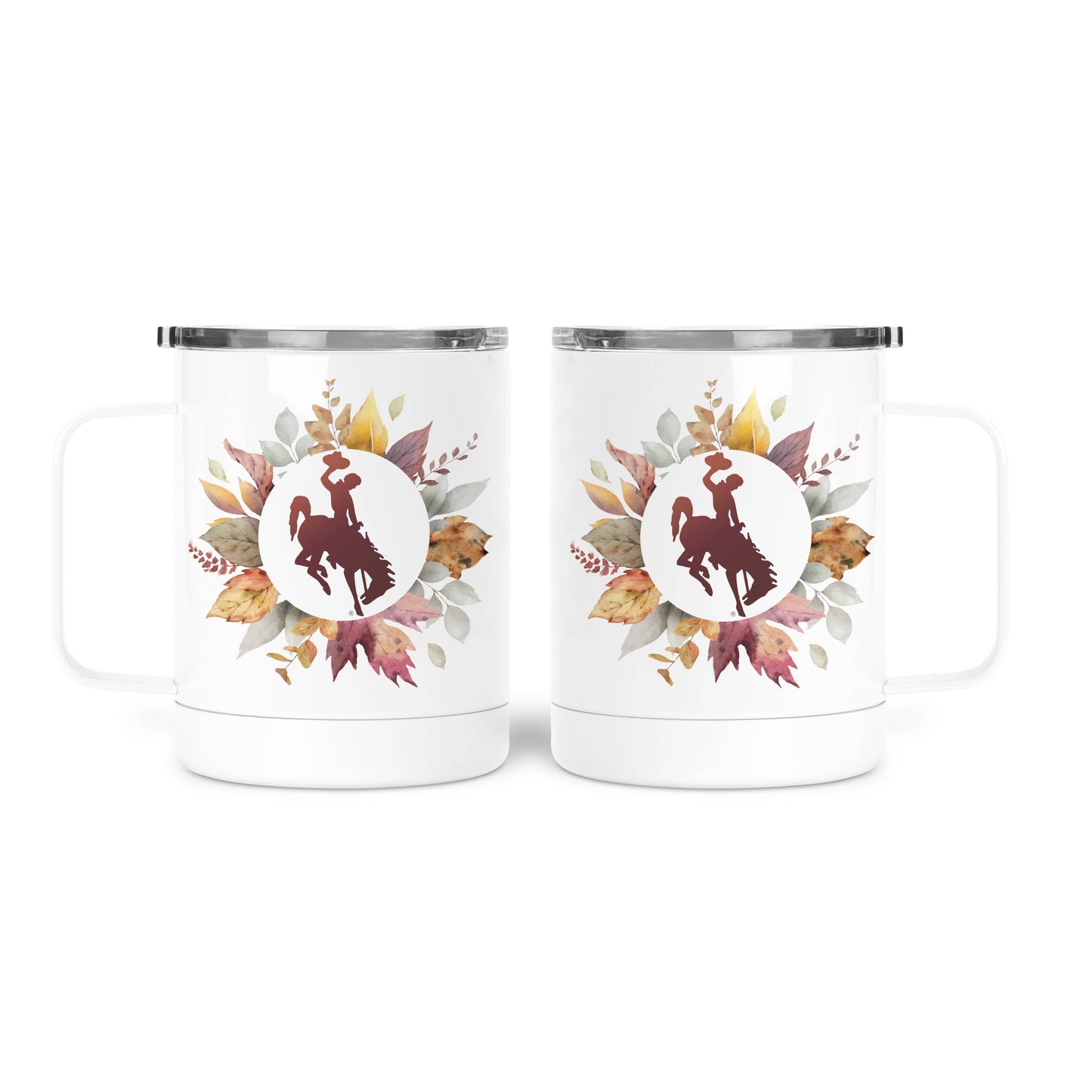 Autumn Leaves Wyoming Steamboat 13oz Travel Mug