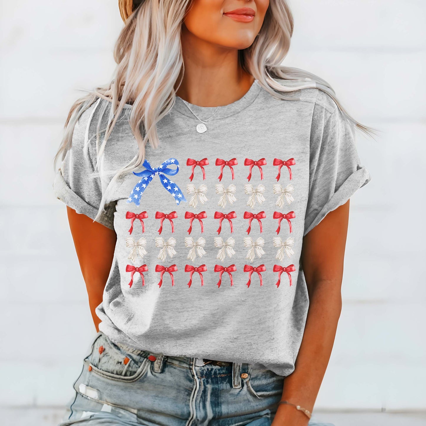 American Flag Bows