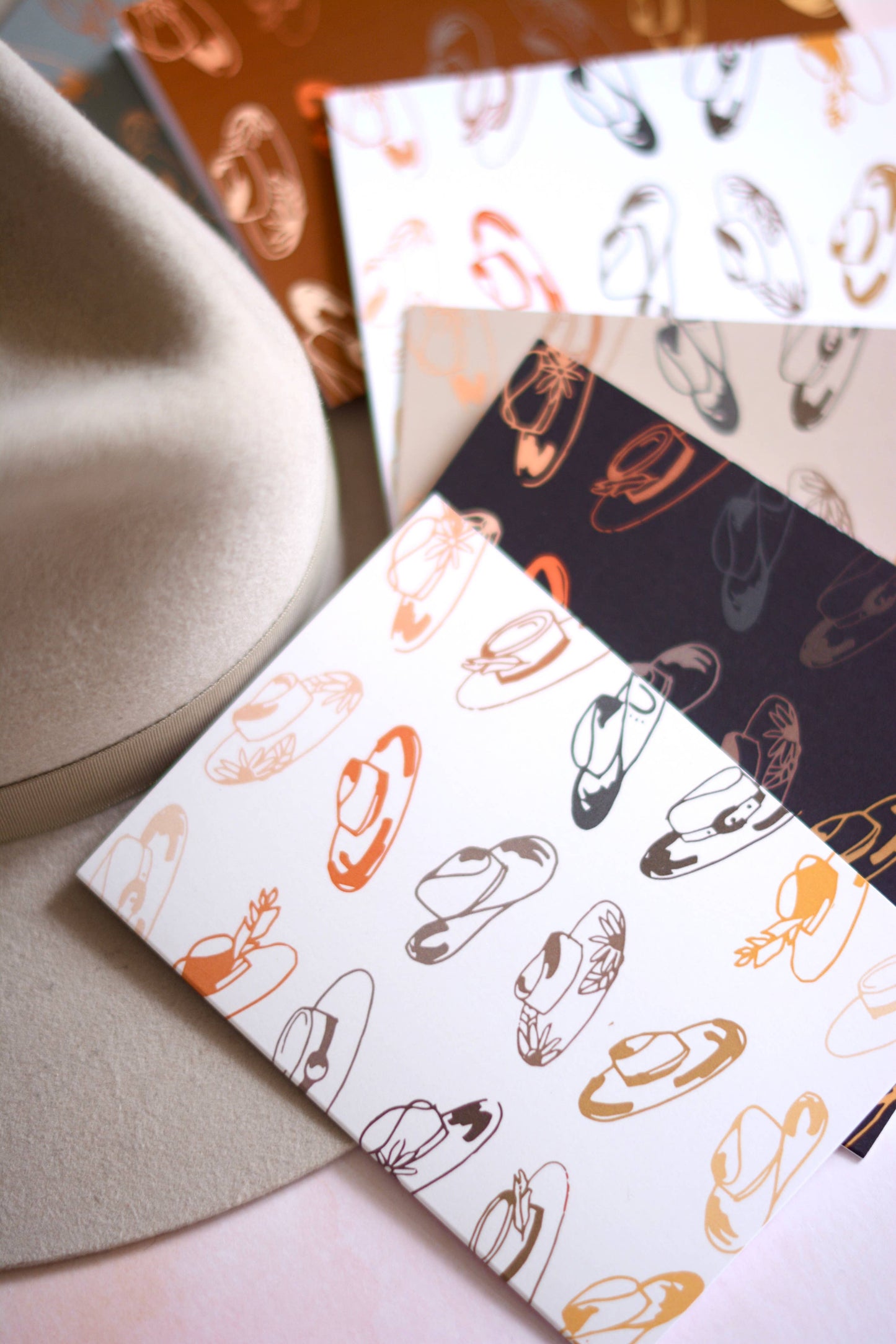 Western Cowgirl Hat Cowboy Hat Card Set