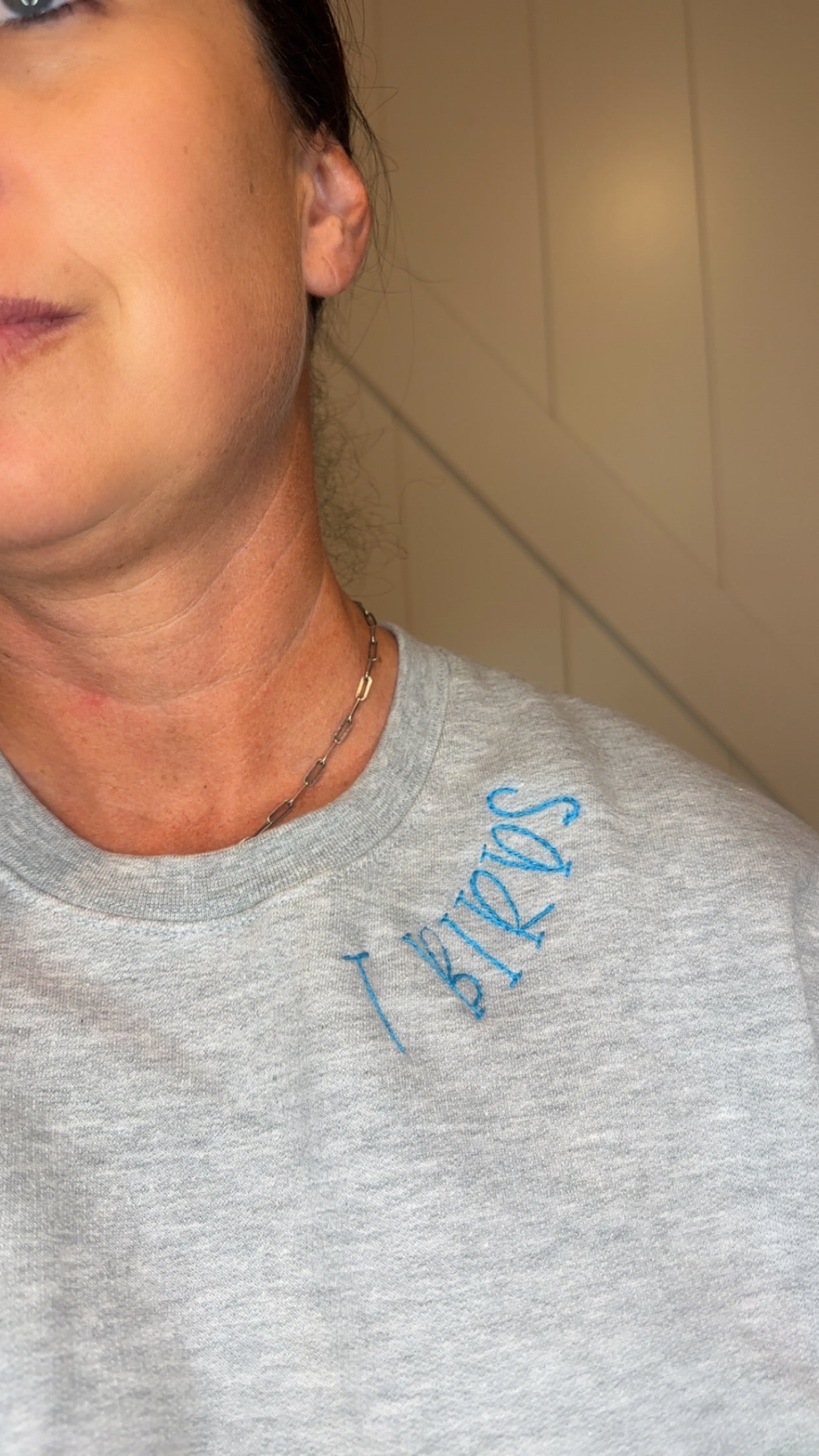 T-Birds Embroidery Sweatshirt