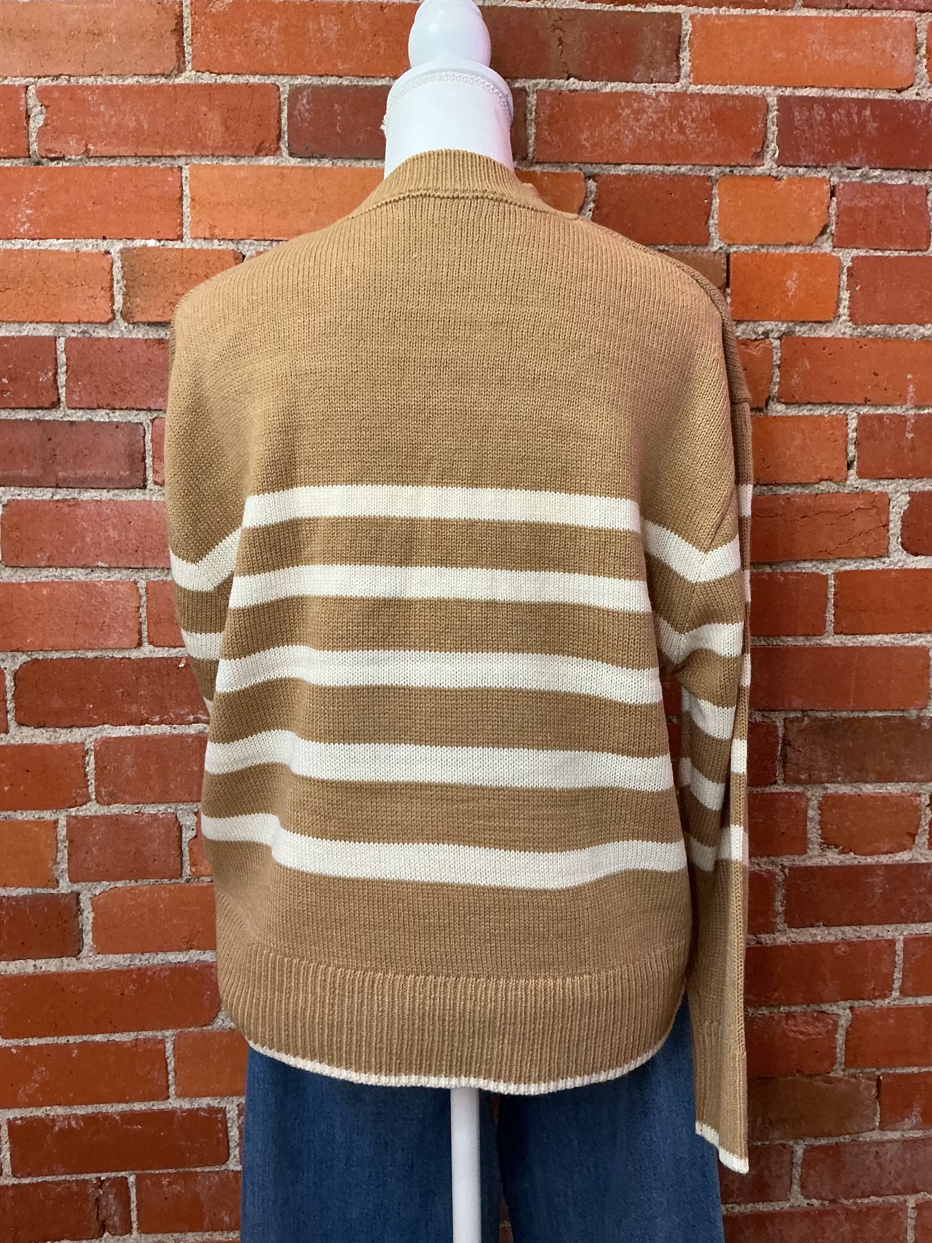 Striped Casual Crew Neck Soft Sweater