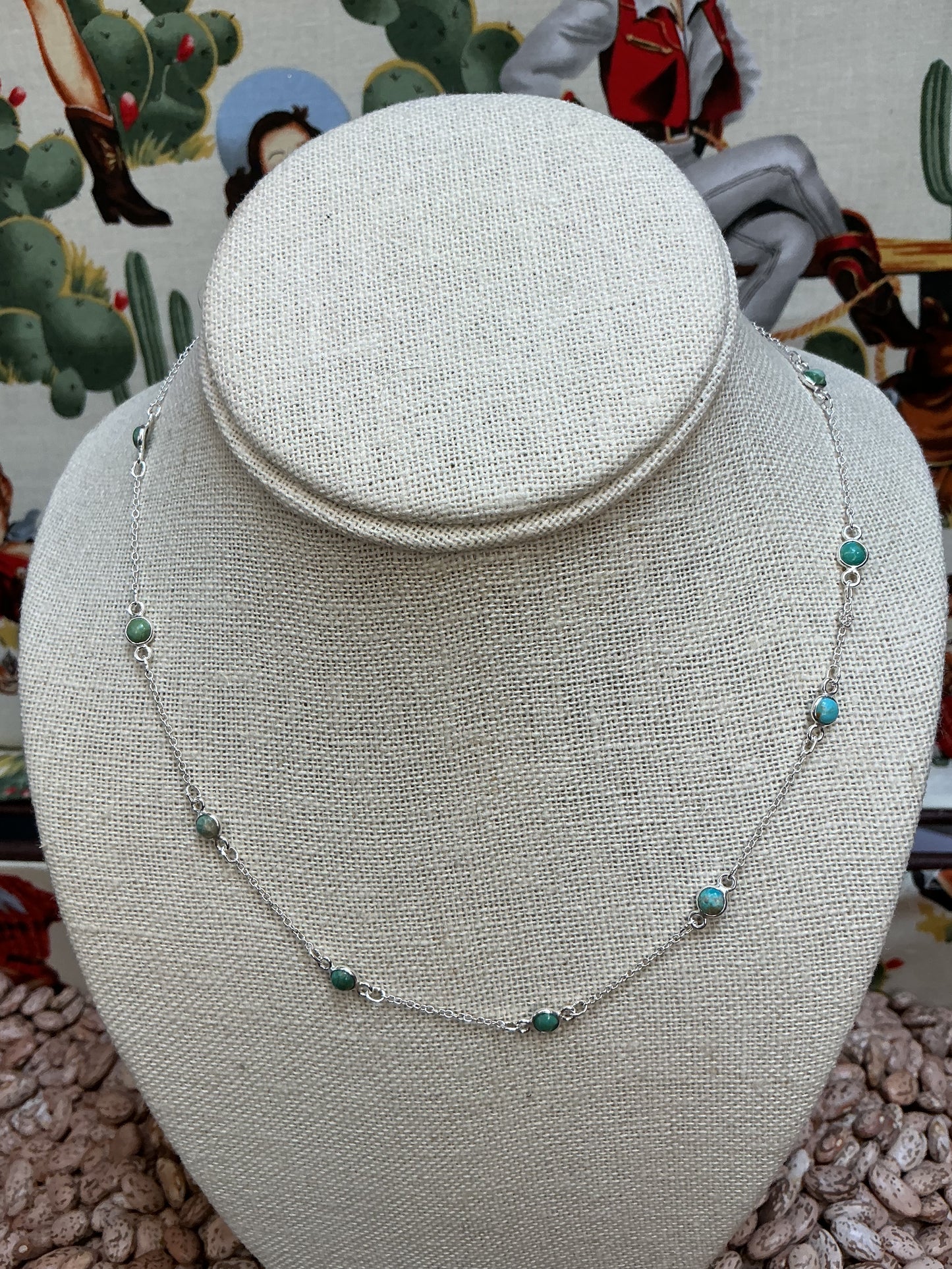 Turquoise Dainty Silver