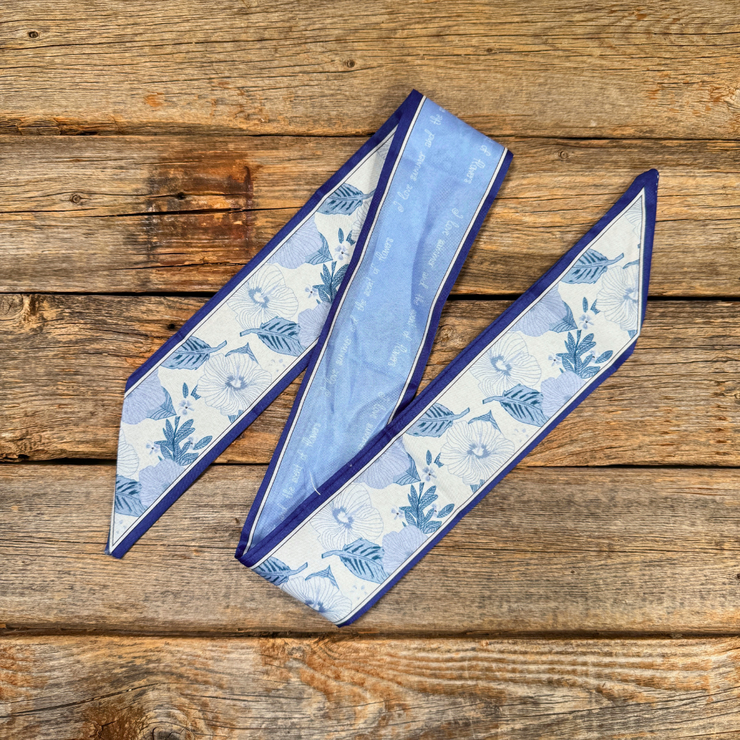 Blue Floral Twilly