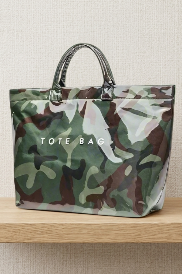 Camo Print TOTE BAG