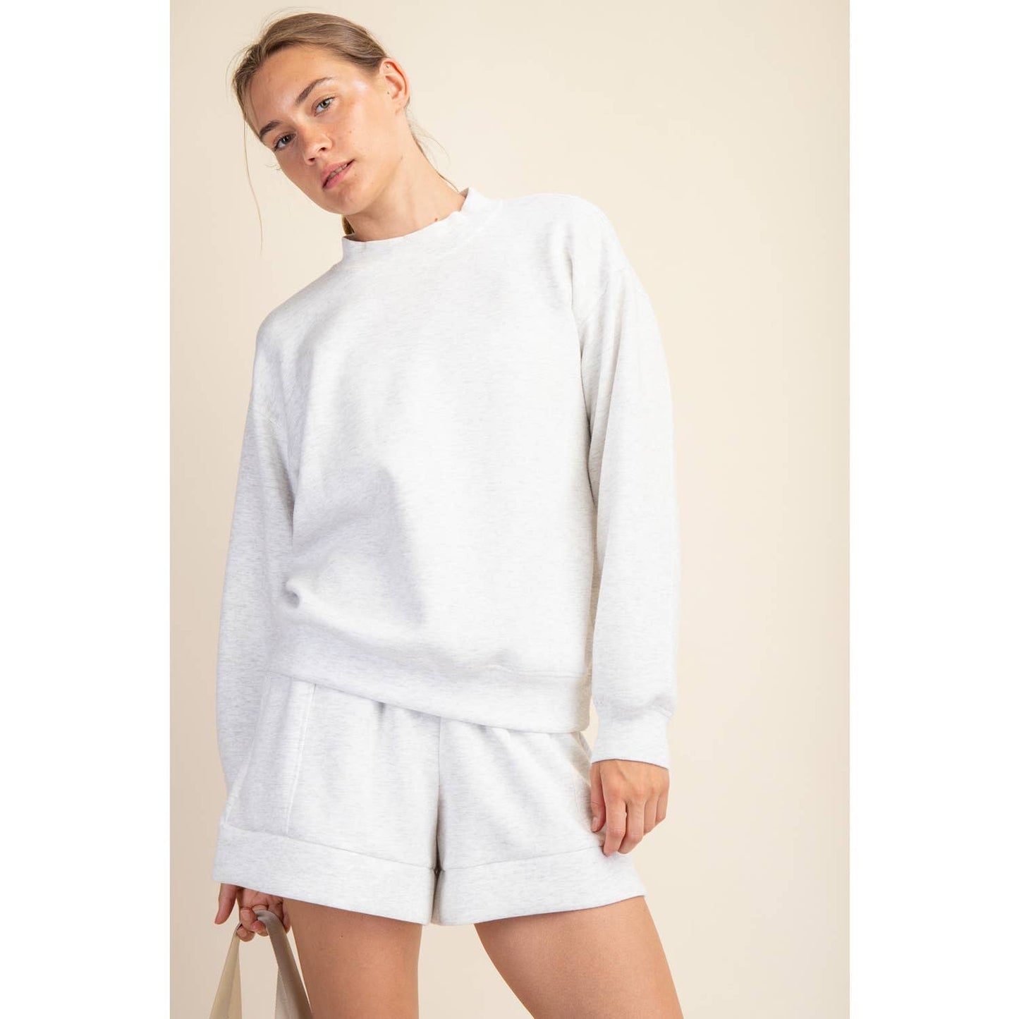 MODAL SCUBA MOCK NECK PULLOVER