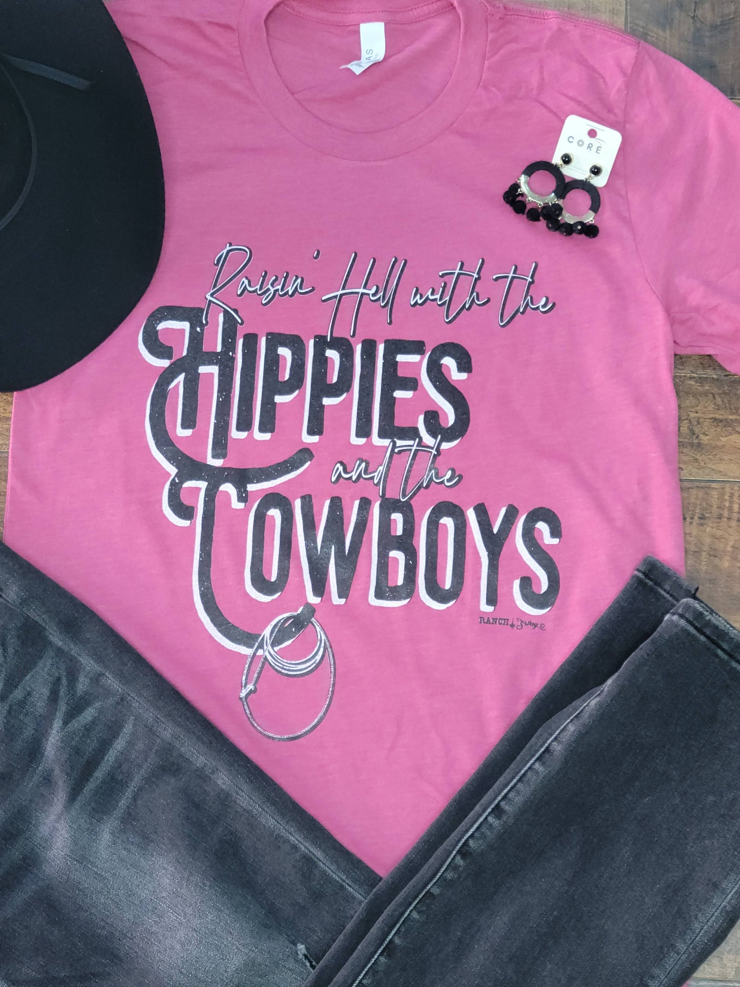 Hippies and Cowboys Graphic Tee