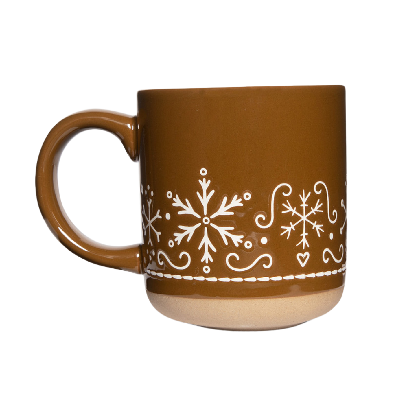 Gingerbread Stoneware Coffee Mug - Christmas Decor