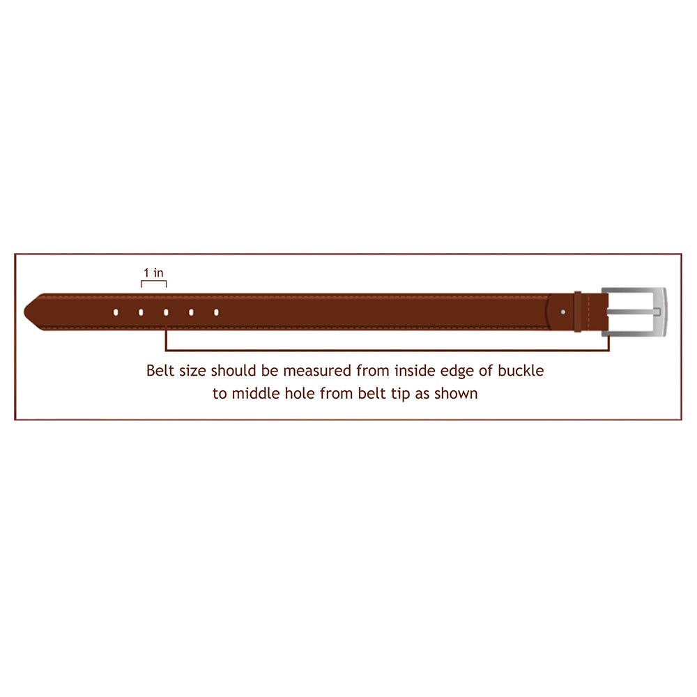 American Darling Hand-Tooled Genuine Leather Belt
