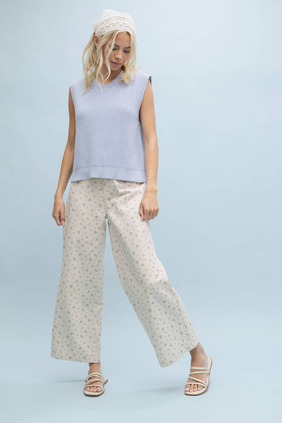 KNIT SWEATER VEST / WL25-10205