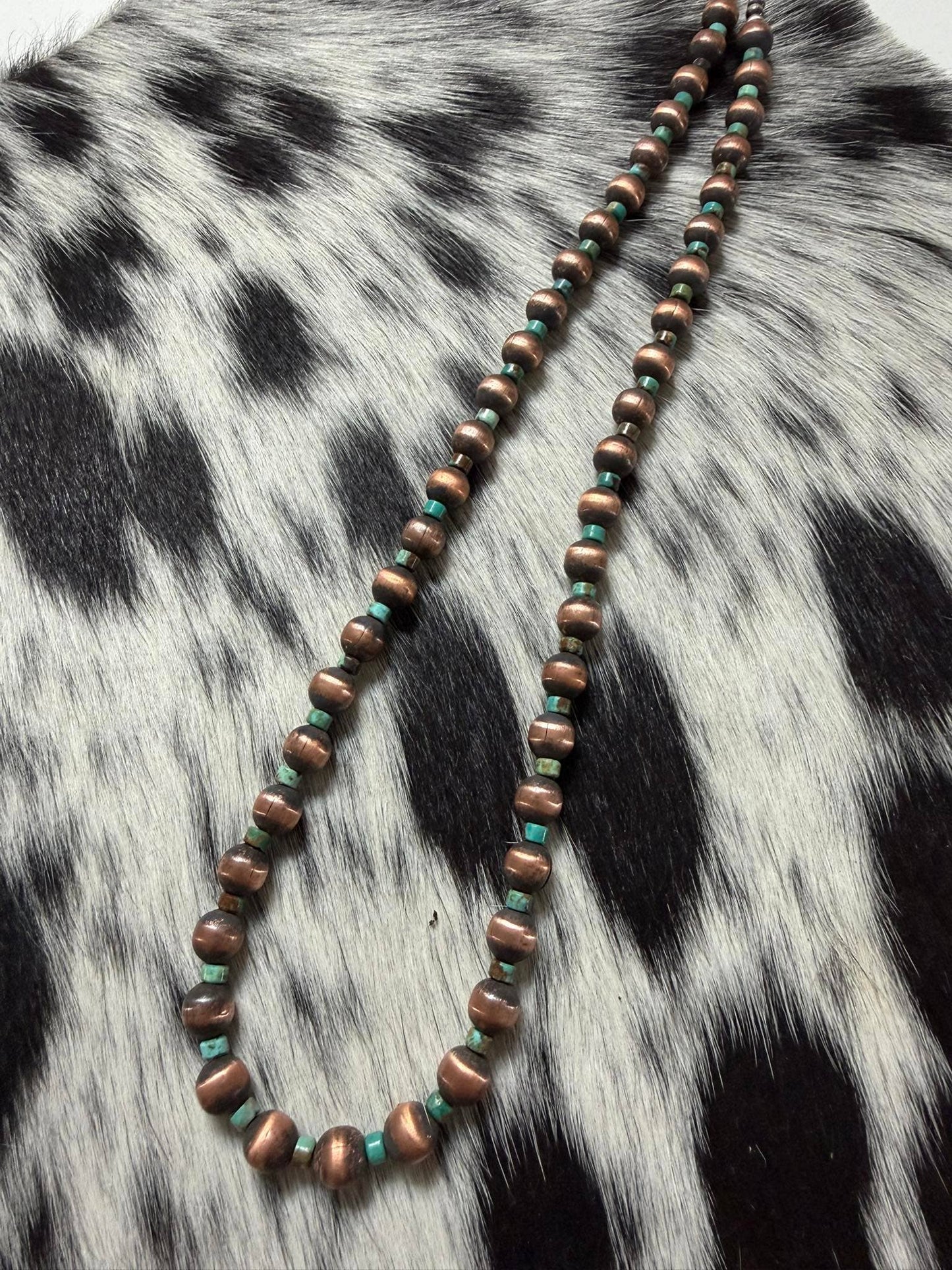 Copper and Heishi Turquoise