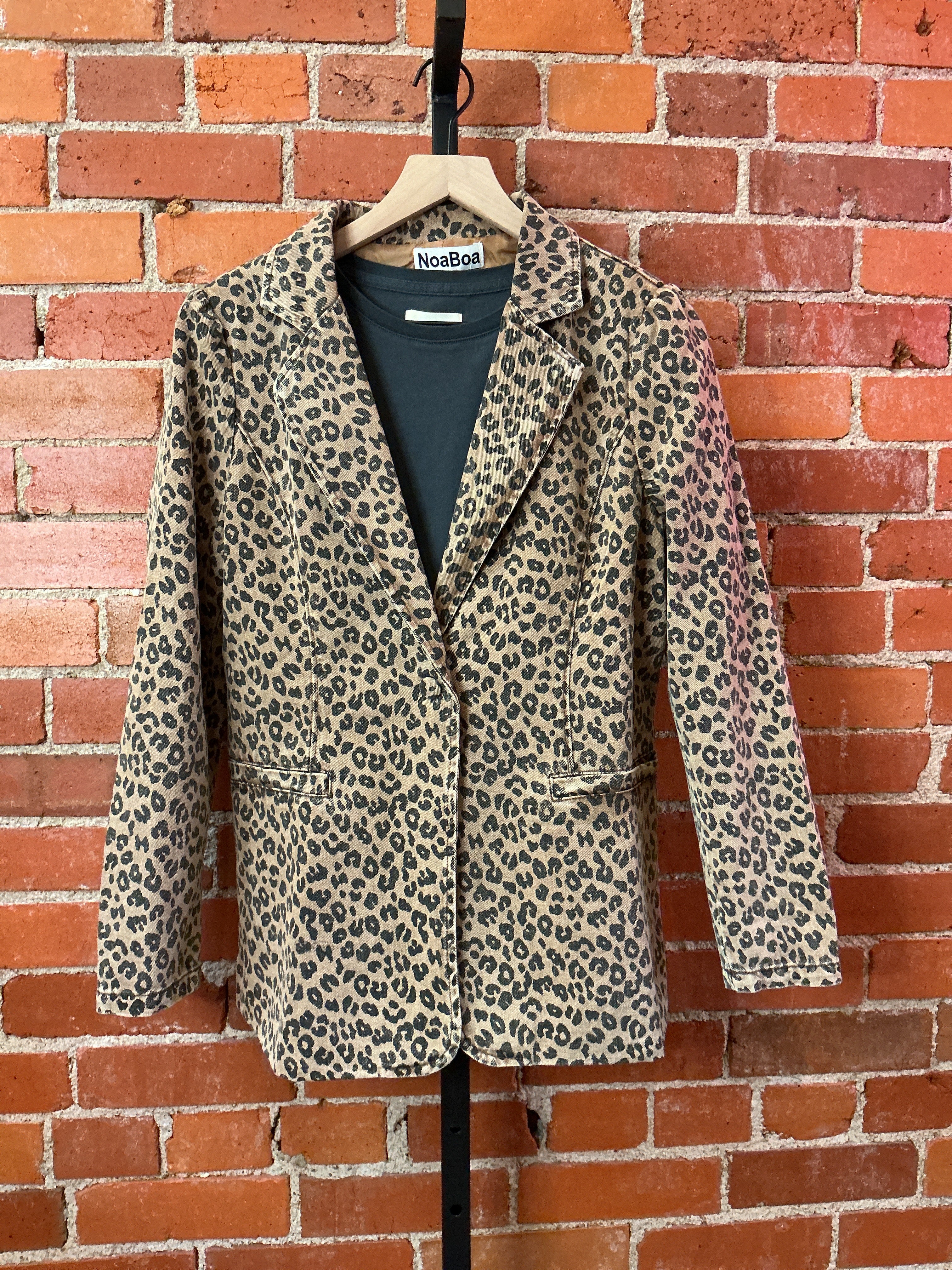 Leopard Blazer