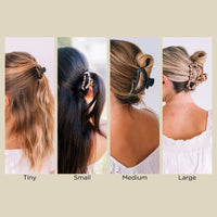 Open Hair Clip | Large | Coconut White