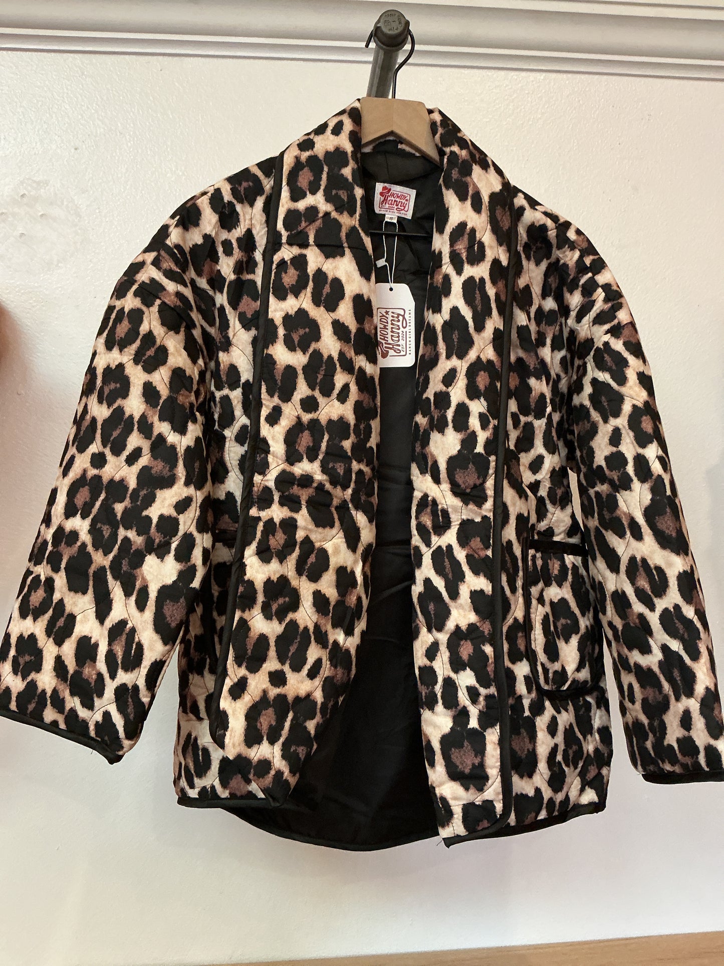 Leopard Puffer Jacket