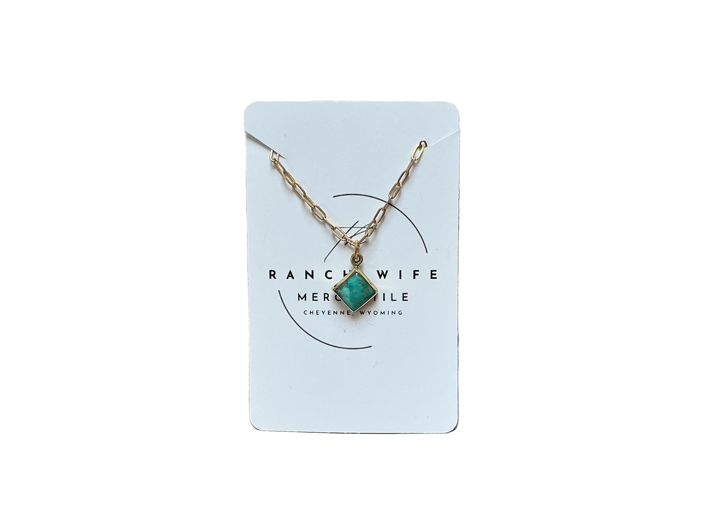 Brass Turquoise Necklace