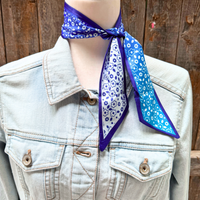 Blue and White Twilly