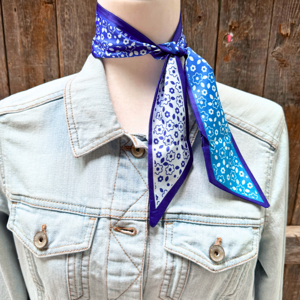 Blue and White Twilly