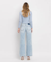 TUMMY CONTROL SUPER HIGH RISE WIDE LEG JEANS LV1312