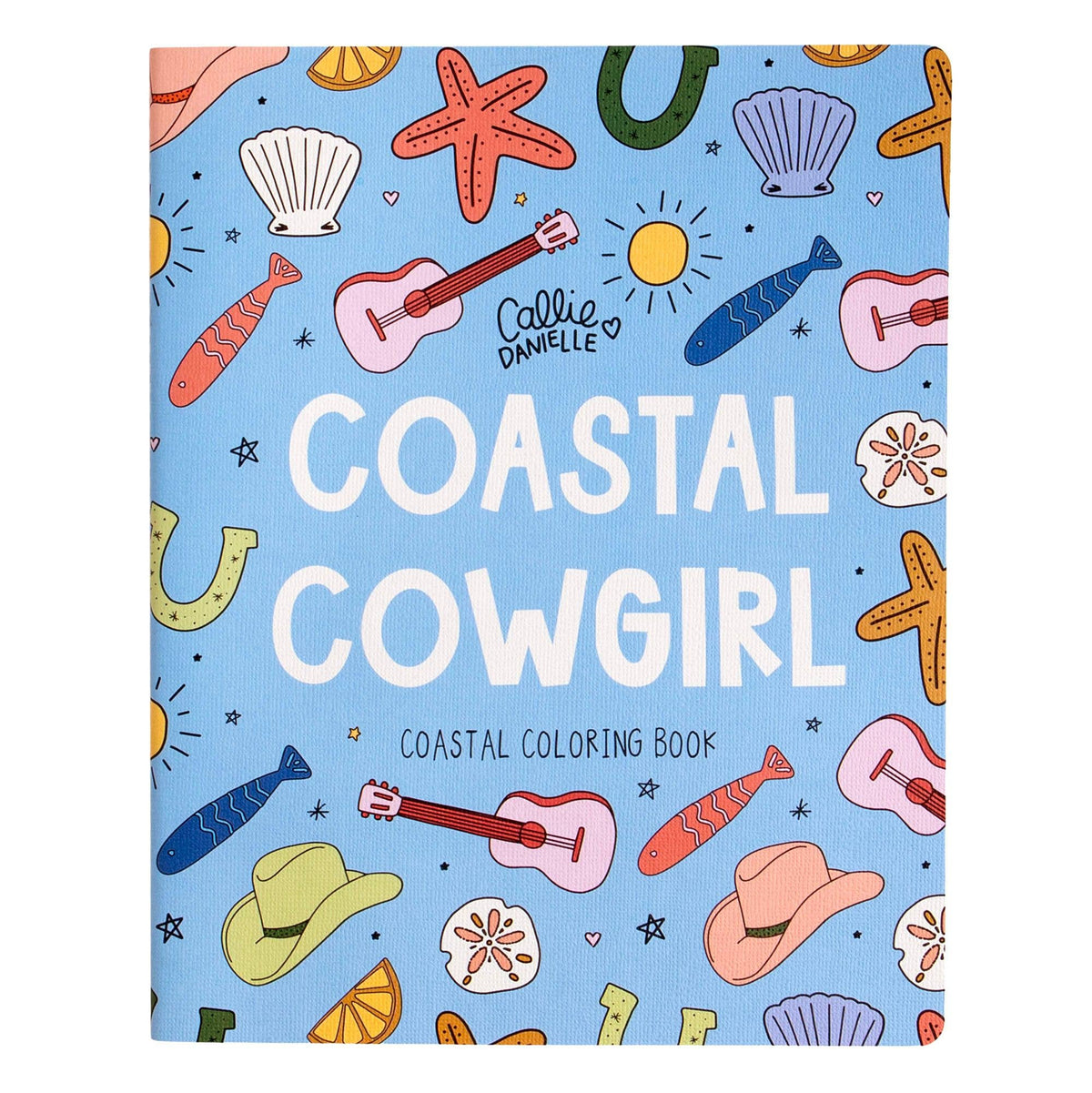 Coastal Cowgirl Beach & Western-Inspired Coloring Book