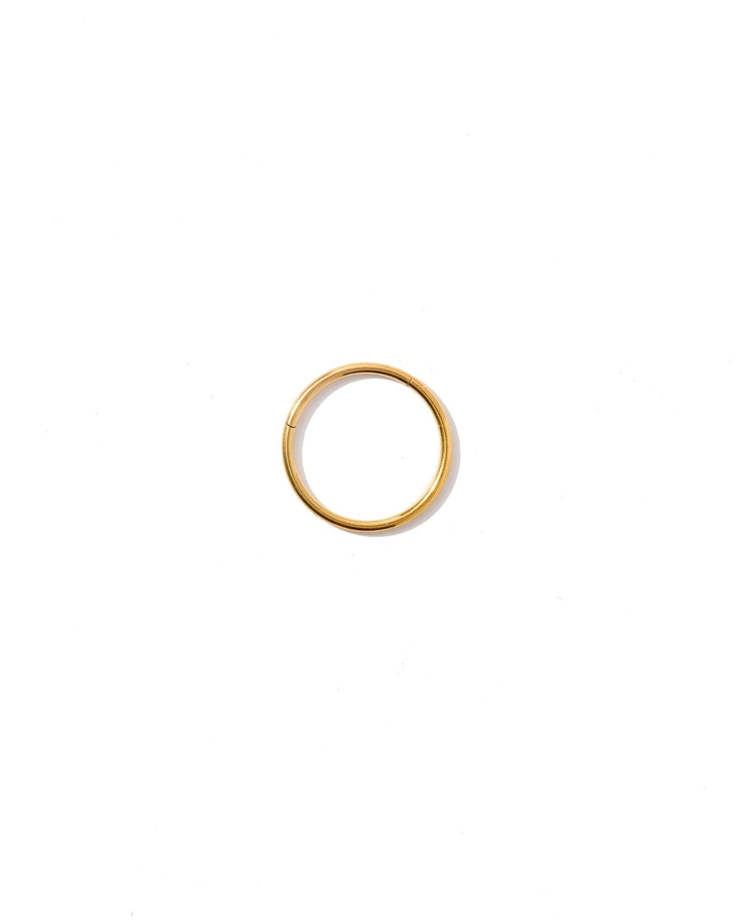 Huggie Infinity Hoop Earrings - Ava Gold 12mm