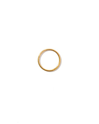Huggie Infinity Hoop Earrings - Ava Gold 12mm