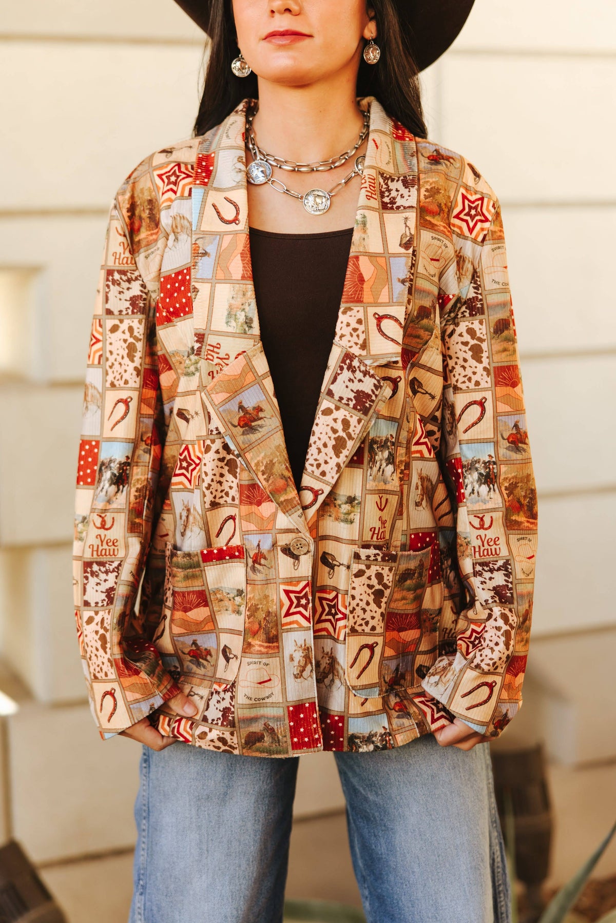 WESTERN SQUARE BLAZER
