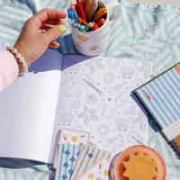 Coastal Cowgirl Beach & Western-Inspired Coloring Book