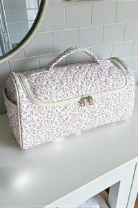 Penelope Pink Floral Cosmetic Case