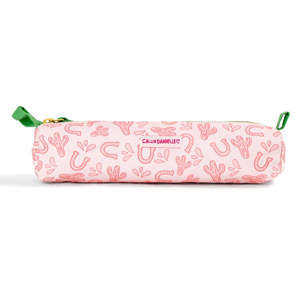 Pink Western Icons Pencil/Makeup Brush pouch