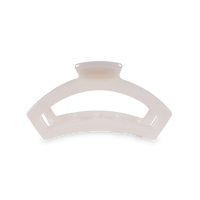 Open Hair Clip | Medium | Coconut White