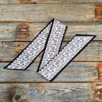 Black and Brown Paisley Twilly