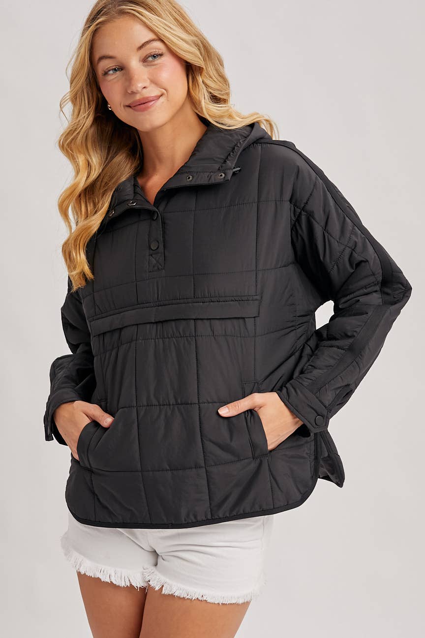 Quilted Hooded Puffer Jacket
