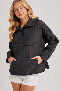 Quilted Hooded Puffer Jacket