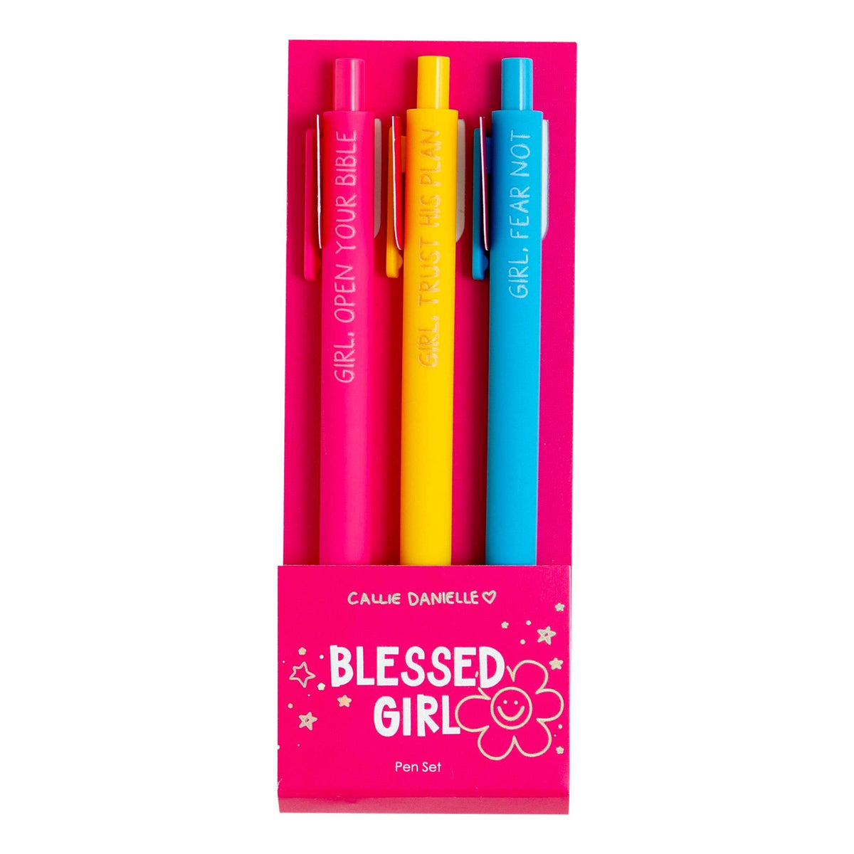 Blessed Girl Pen Set - Girl Open Your Bible Collaboration