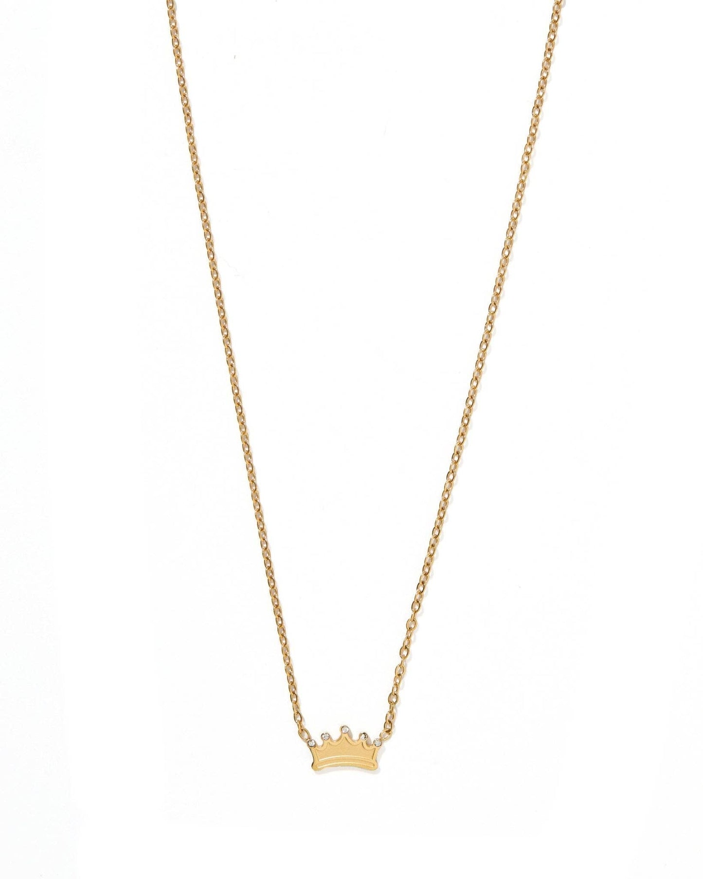 Necklace - Crown Gold