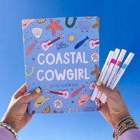 Coastal Cowgirl Beach & Western-Inspired Coloring Book