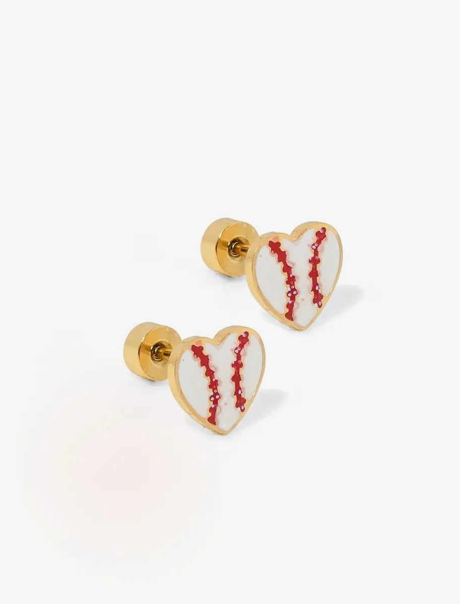 Baseball Earrings