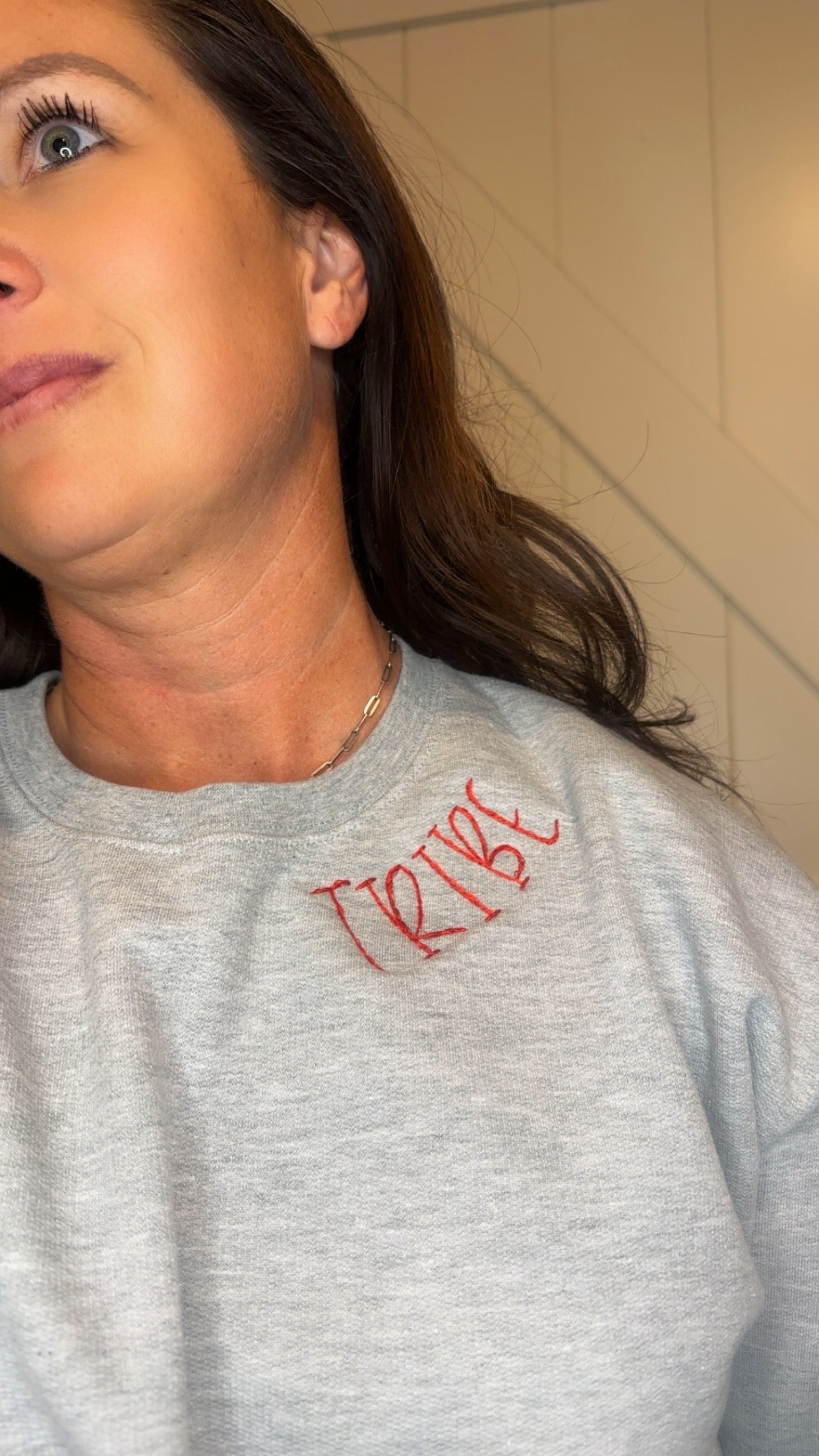 Tribe Embroidery Sweatshirt