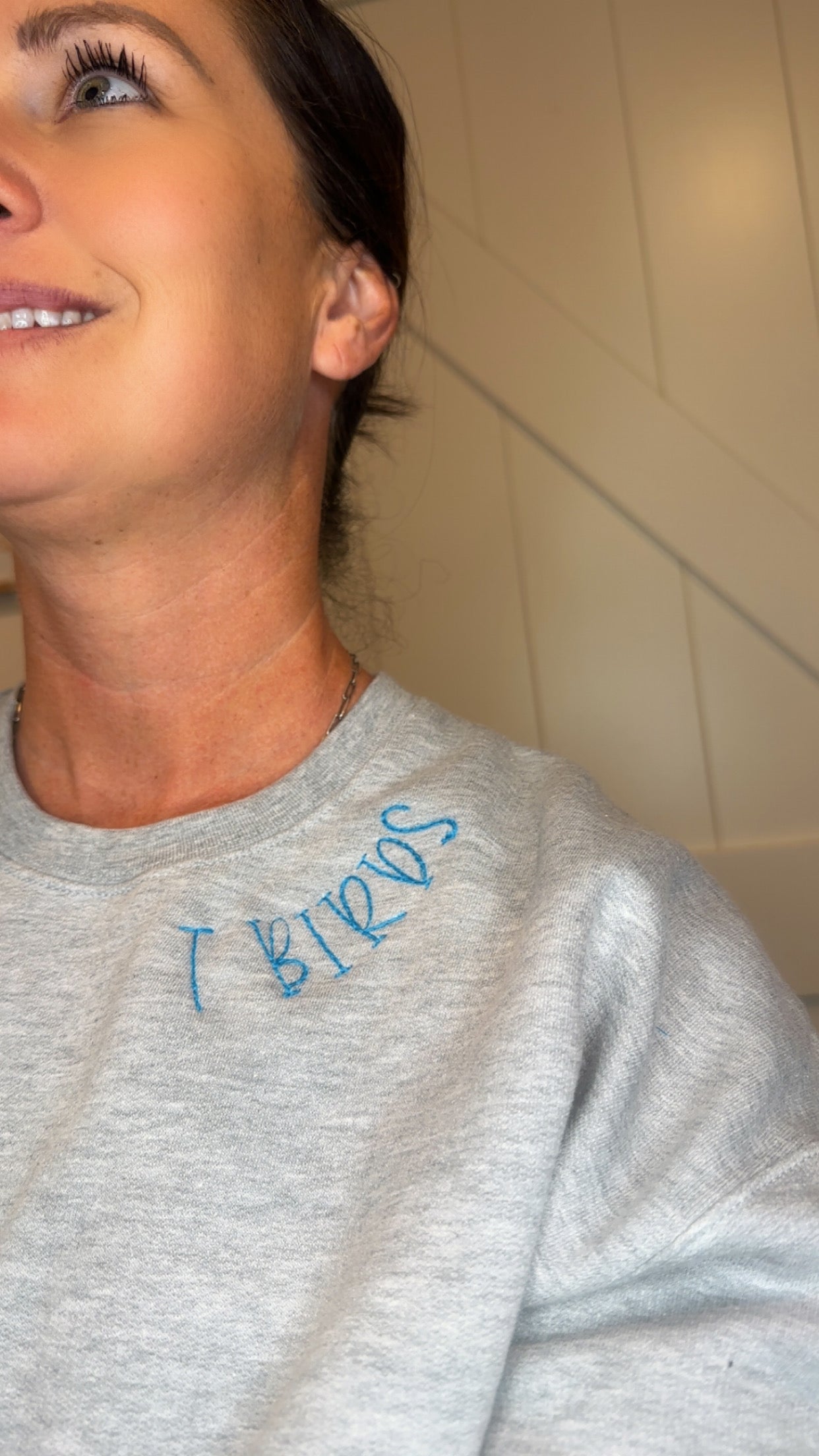 T-Birds Embroidery Sweatshirt