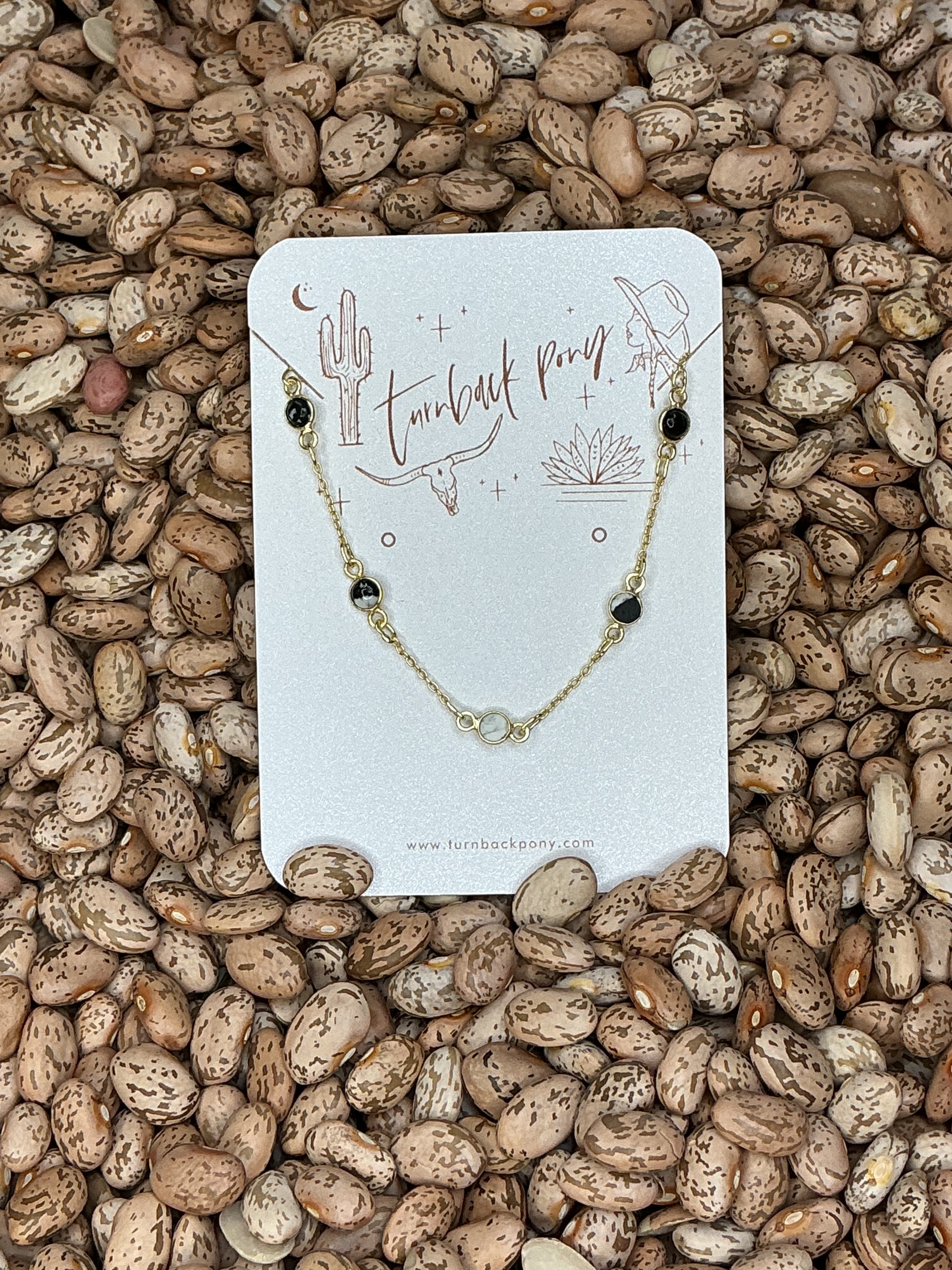 Dainty White Buffalo Bracelet