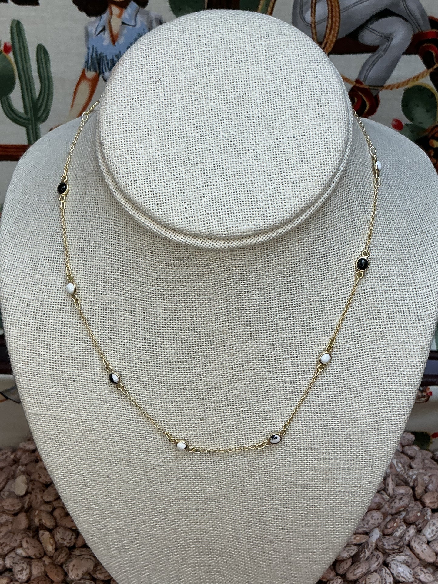 Dainty White Buffalo Necklace