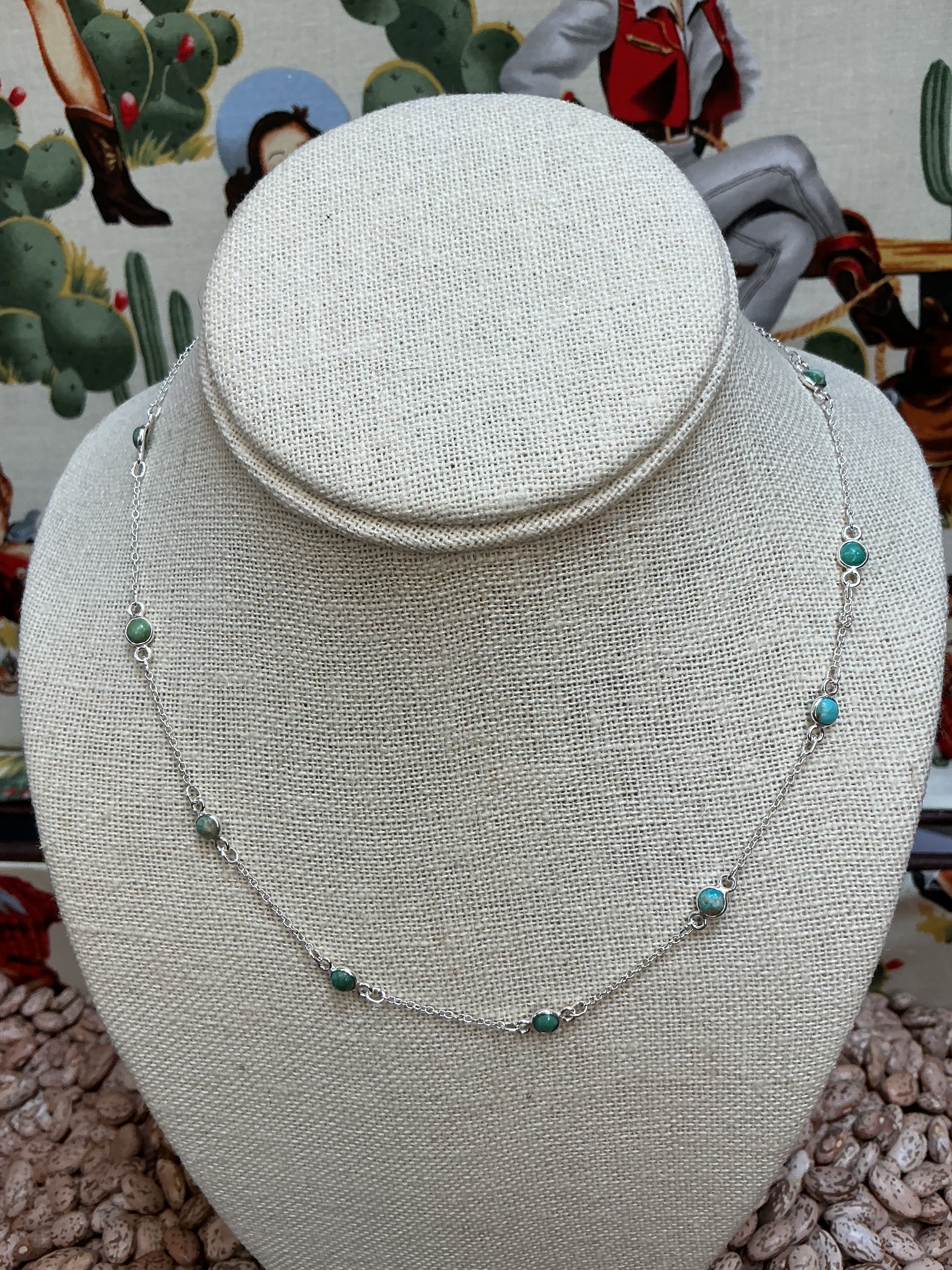 Turquoise Dainty Silver