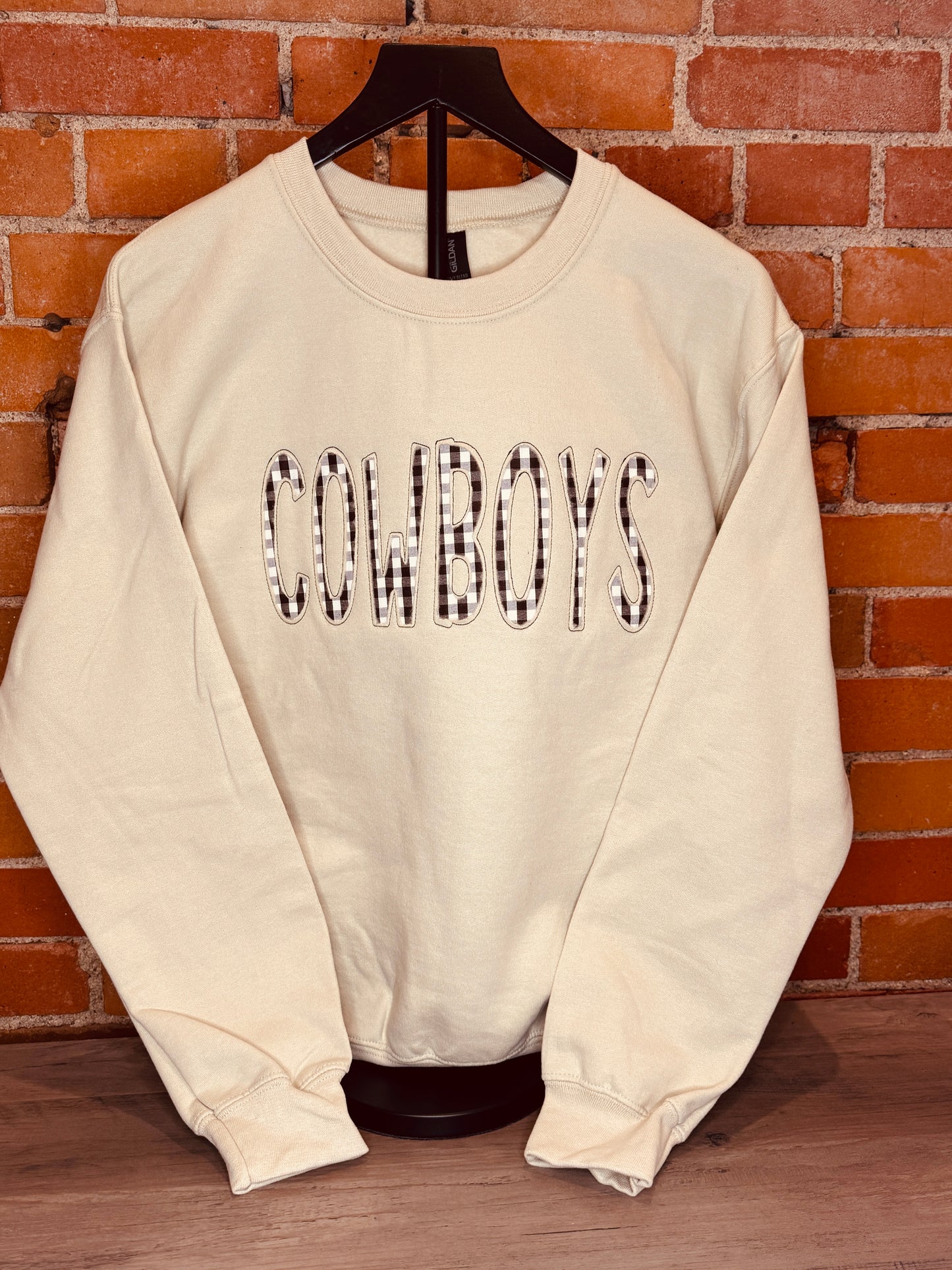 Cowboys Appliqué Crew