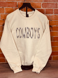 Cowboys Appliqué Crew