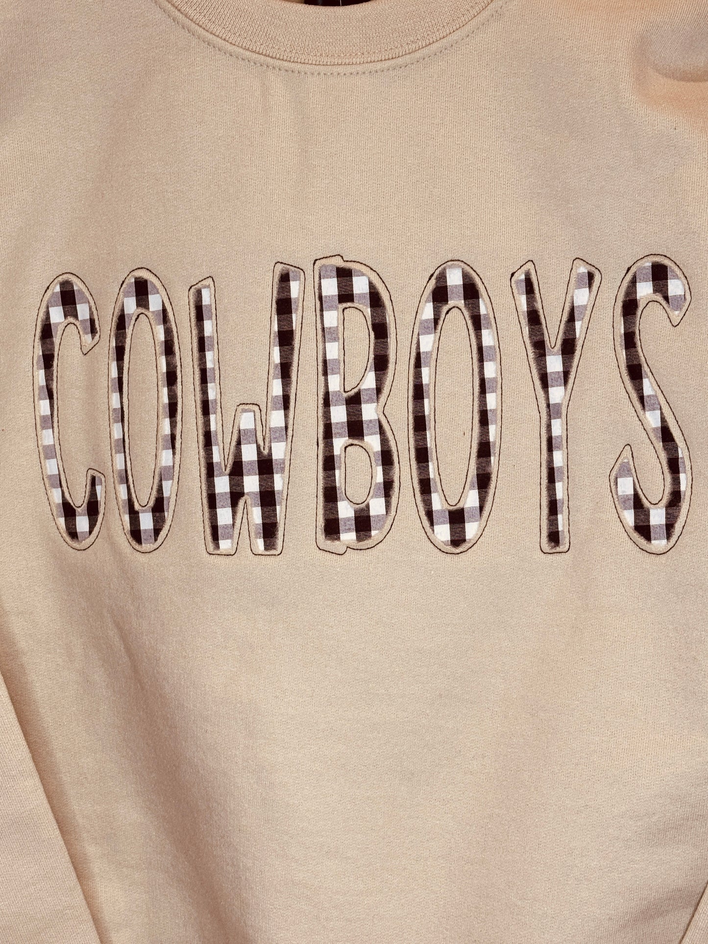 Cowboys Appliqué Crew