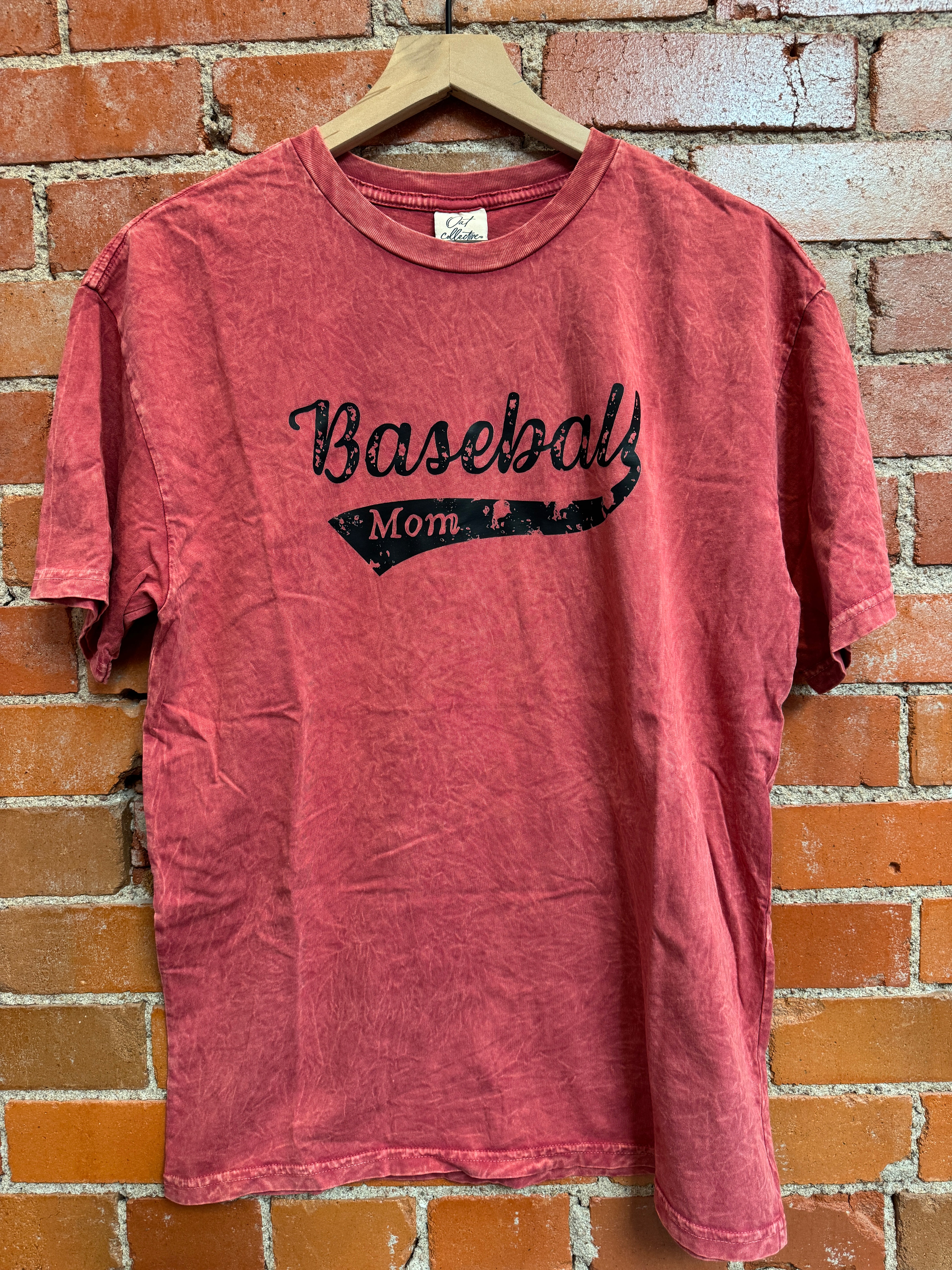 Baseball Mom T Mineral Wash