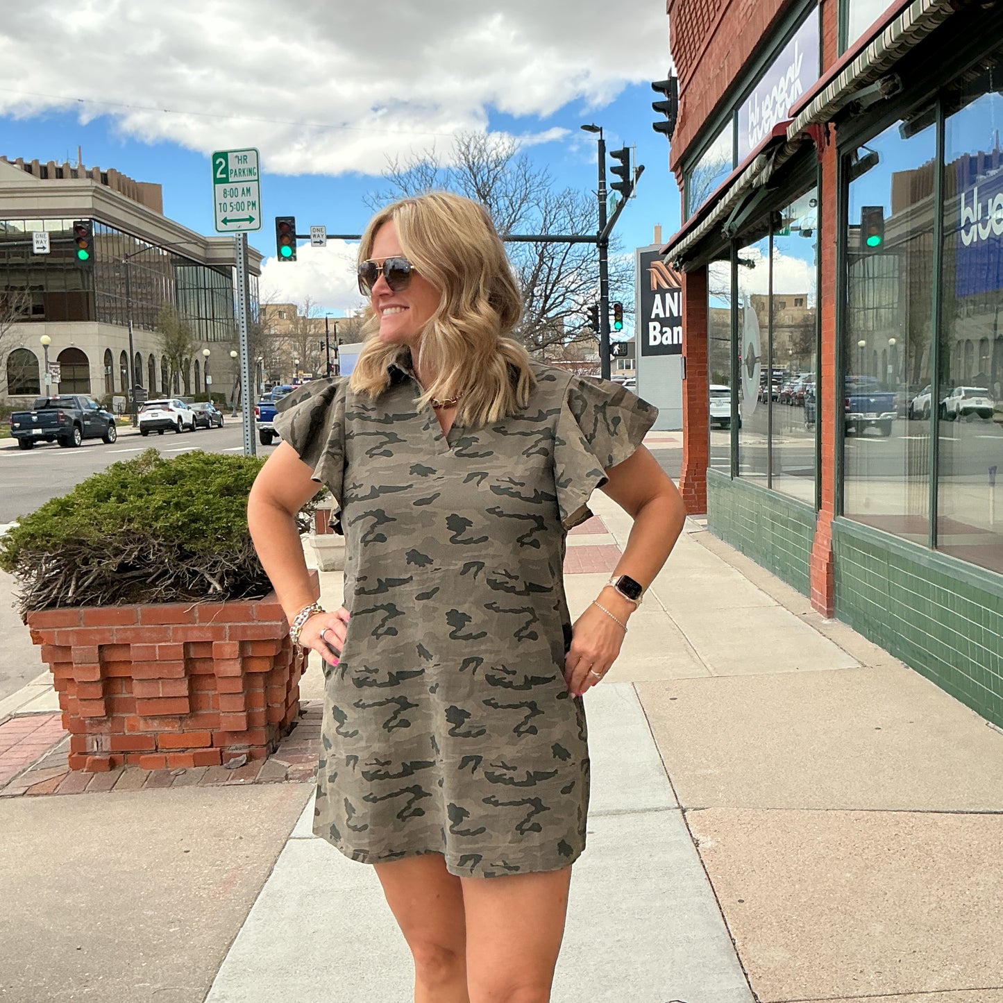 Lucky & Blessed Camo Dress