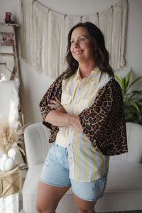 Pearl Snap Stripes and Leopard