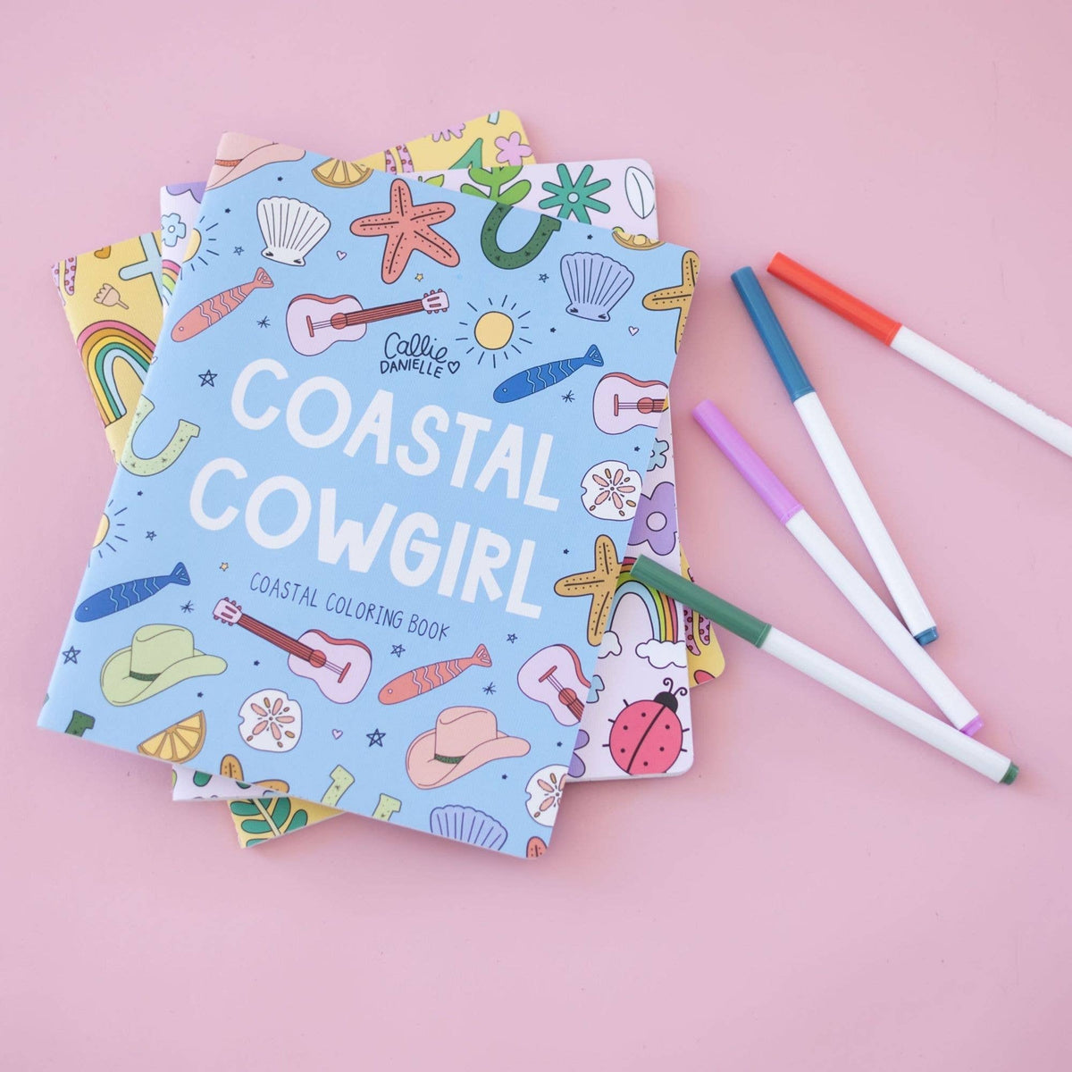 Coastal Cowgirl Beach & Western-Inspired Coloring Book